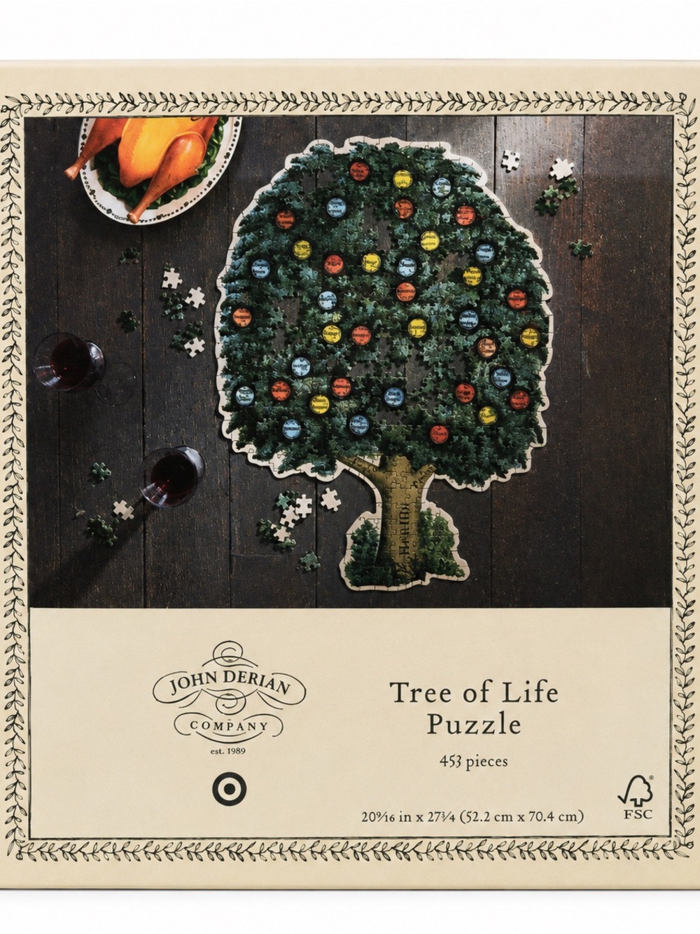 John Derian Tree of Life 453-Piece Puzzle - Green